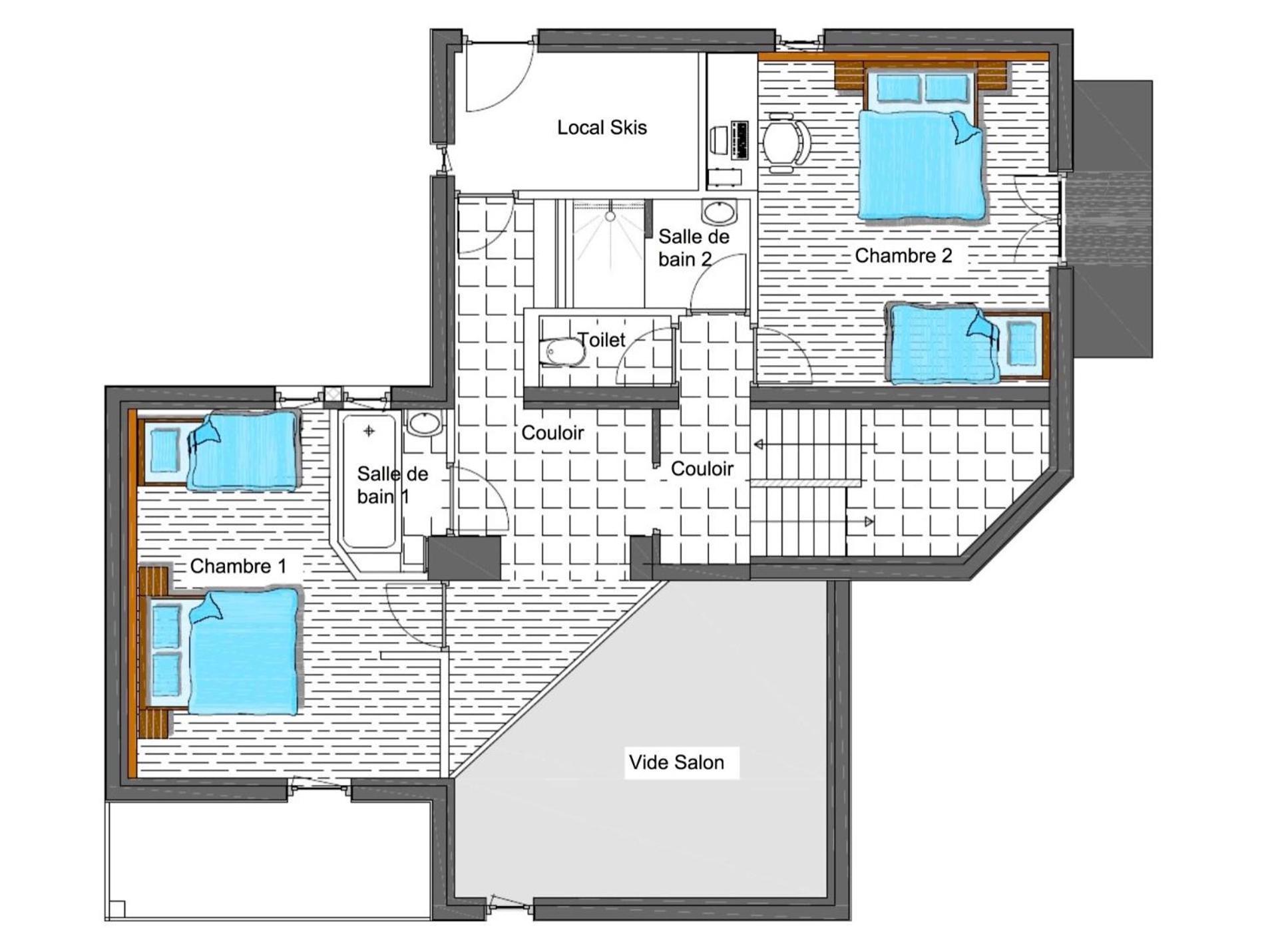 Chalet Rouge Ou Blanc Villard-Reculas Exteriör bild