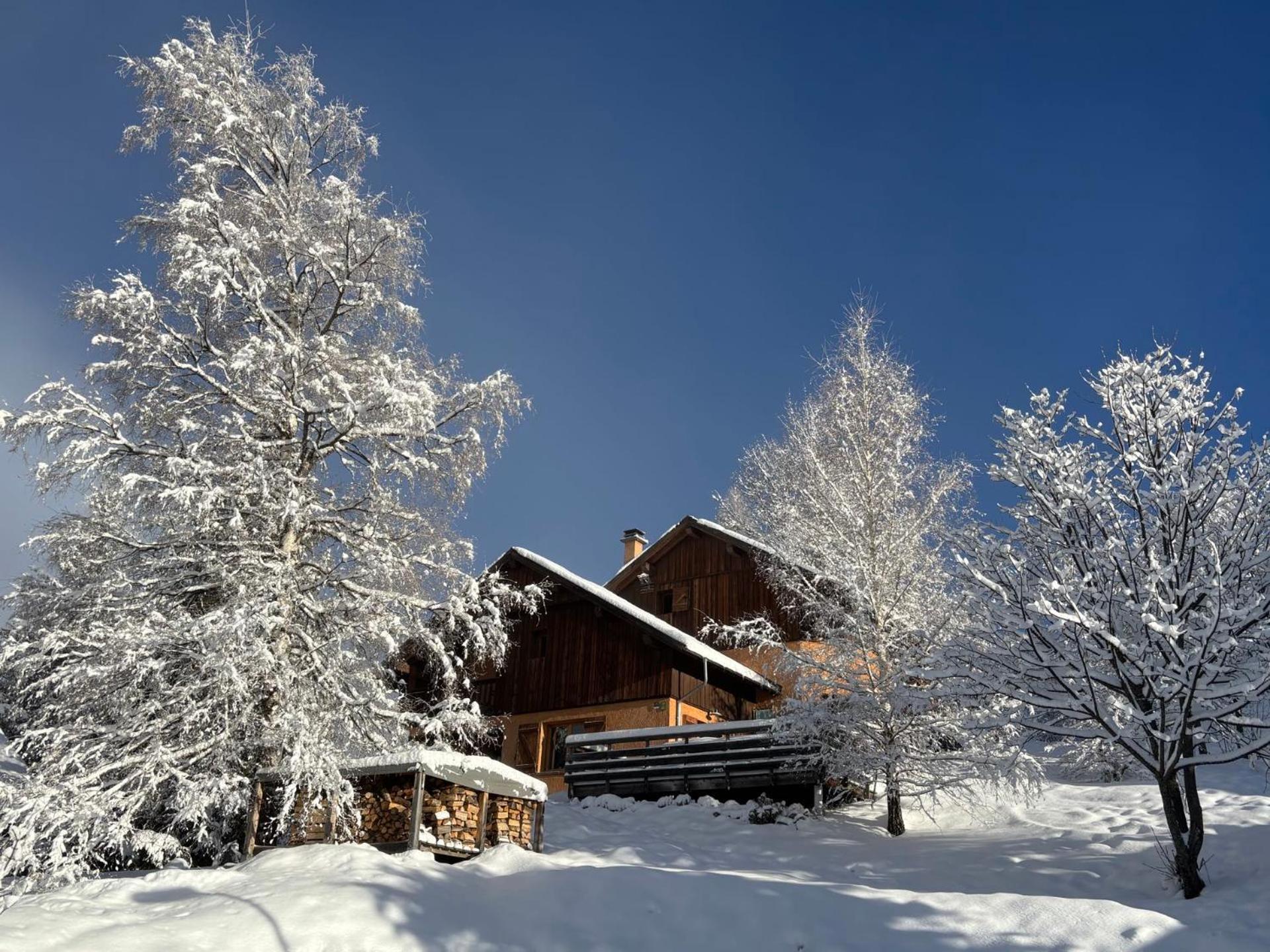 Chalet Rouge Ou Blanc Villard-Reculas Exteriör bild