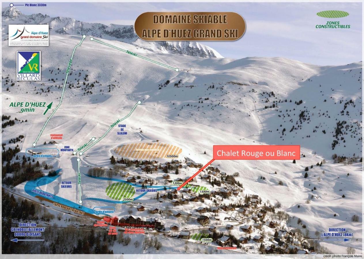 Chalet Rouge Ou Blanc Villard-Reculas Exteriör bild
